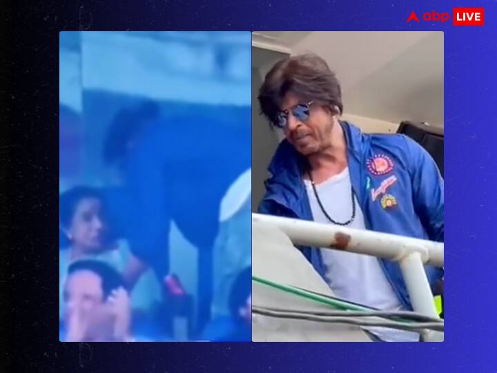 World Cup 2023: 'एक ही दिल है, कितनी बार जीतोगे', वर्ल्ड कप फाइनल्स के दौरान Shah Rukh Khan ने उठाया Asha Bhosle का जूठा कप, फैंस ने की तारीफ World Cup 2023 Final Match shah rukh khan help asha bhosle at ahmedabad narendra modi stadium World Cup 2023: 'एक ही दिल है, कितनी बार जीतोगे', वर्ल्ड कप फाइनल्स के दौरान Shah Rukh Khan ने उठाया Asha Bhosle का जूठा कप, फैंस ने की तारीफ