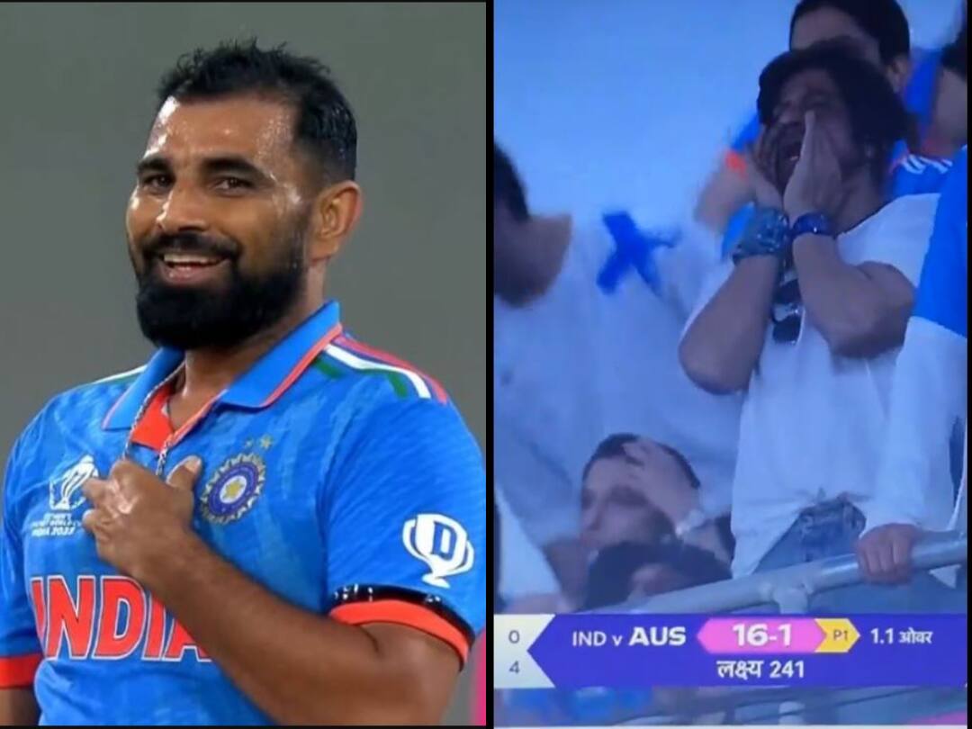 When Shah Rukh Khan Cheered For M. Shami As Bowler Took David Warner's Wicket At IND vs AUS World Cup Final When Shah Rukh Khan Cheered For M. Shami As Bowler Took David Warner's Wicket At IND vs AUS World Cup Final When Shah Rukh Khan Cheered For M. Shami As Bowler Took David Warner's Wicket At IND vs AUS World Cup Final