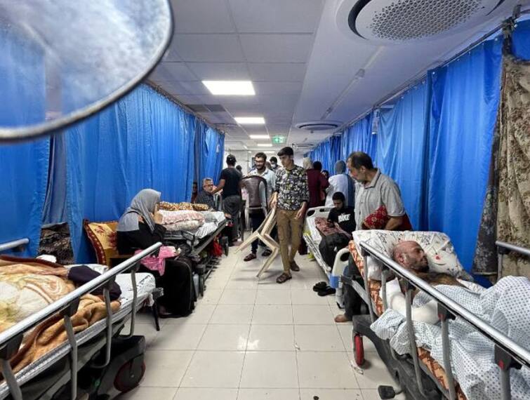 israel hamas war large number of civilians fleeing from al shifa un calls hospital death zone Israel Hamas War: ਅਲ-ਸ਼ਿਫਾ ਤੋਂ ਭੱਜ ਰਹੇ ਨੇ ਸੈਂਕੜੇ ਲੋਕ, UN ਨੇ ਹਸਪਤਾਲ ਨੂੰ ਕਿਹਾ 'ਡੈਥ ਜ਼ੋਨ'