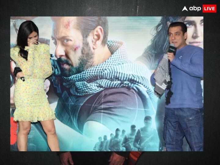 Salman Khan commented on Katrina Kaif' husband Vicky Kaushal at the success event of Tiger 3 know what he said Tiger 3: ‘लंबा-चौड़ा है, बहुत मारेगा’ कैटरीना के पति के लिए सलमान खान ने कही ये बात, शर्म से लाल हुईं एक्ट्रेस