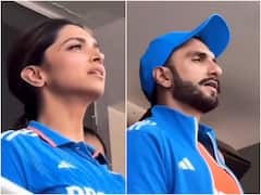 टीम इंडिया के साथ नेशनल एंथम गाते दिखे रणवीर-दीपिका, कपल ऐसे किया खिलाड़ियों को चीयर