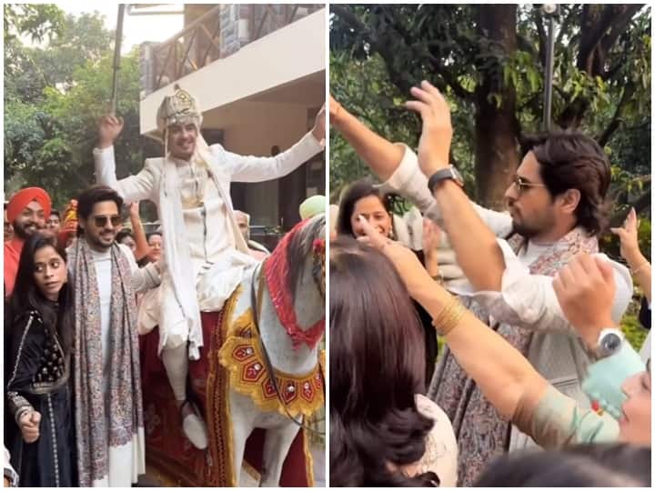 बेस्टफ्रेंड की बारात में जमकर थिरके सिद्धार्थ मल्होत्रा, काला चश्मा पहन लूटी सारी महफिल बेस्टफ्रेंड की बारात में जमकर थिरके सिद्धार्थ मल्होत्रा, काला चश्मा पहन लूटी सारी महफिल