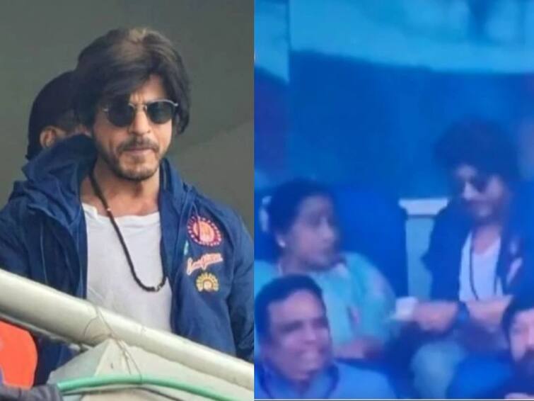 World Cup 2023  Shah Rukh Khan sweet gesture for Asha Bhosle during World Cup final wins hearts Video : किंग खान आला अन् दीड लाखांच्या गर्दीत जिंकून गेला!