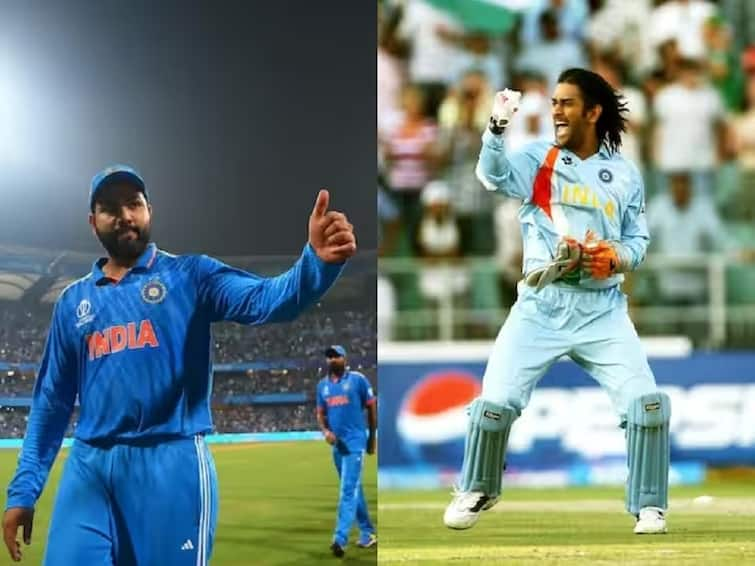 ind vs aus cricket world cup 2023 final rohit sharma remember ms dhoni captaincy and discuss 2007 t20 world cup final Team India vs australia रोहितला आली धोनीच्या कर्णधार पदाची आठवण; 2007 च्या वर्ल्डकपचा उल्लेख करत म्हणाला...