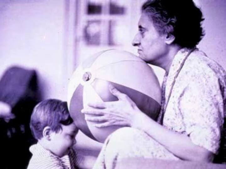 Rahul Gandhi shared an image of his grandmother with the caption,