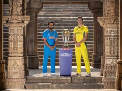 ప్రపంచ కప్‌తో రోహిత్, కమిన్స్ ఫొటోషూట్ - ఇది ఎవరికి దక్కేనో?