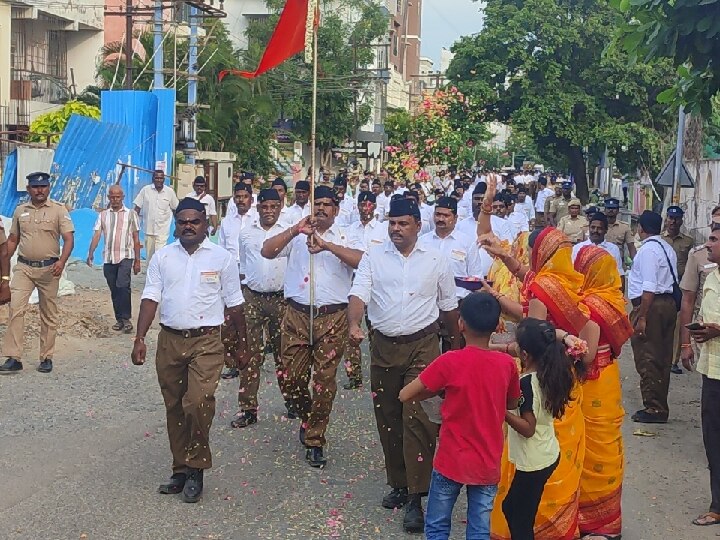 RSS Rally: சேலத்தில் ஆர்எஸ்எஸ் சீருடை அணிவகுப்பு பேரணி