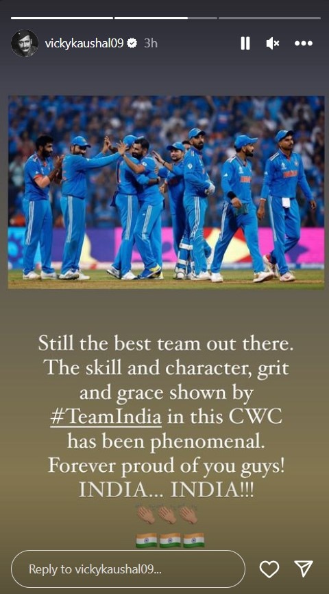 World Cup 2023: फाइनल में हार के बाद टीम इंडिया के सपोर्ट में उतरे बॉलीवुड से लेकर साउथ के तमाम स्टार्स,  पोस्ट कर बढ़ाई हिम्मत