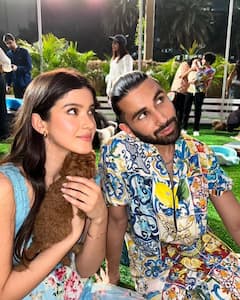 Orry Poses With Katrina Kaif, Radhika Merchant And Others At Isha Ambani's Twins Birthday Party