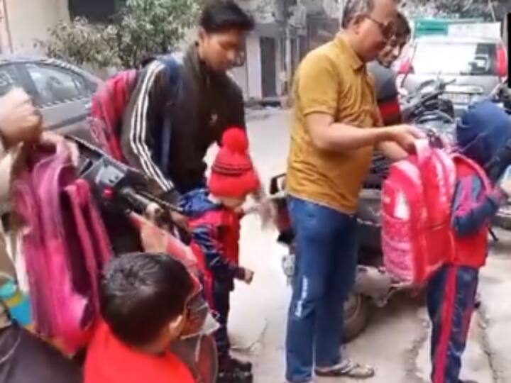 Even though schools opened, outdoor sports activities and morning assemblies will not be held for the next one week, according to an order by the Directorate of Education (DoE). (Image Source: X/@ANI)