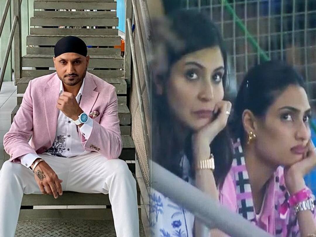 World Cup 2023 harbhajan singh gave controversial statement on anushka sharma and athiya shetty trolled on social media World Cup 2023: 