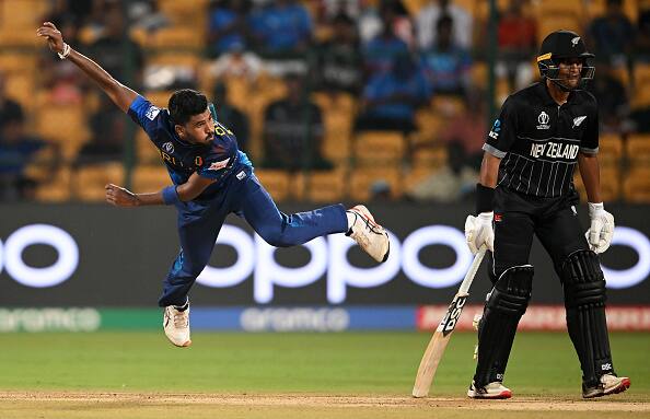 Dilshan Madushanka, the left-arm pace sensation from Sri Lanka, emerged as a standout performer. With 21 wickets, he firmly secured a spot among the top five wicket-takers in the tournament, consistently posing a formidable challenge with the new ball. (Image Credit: Getty)