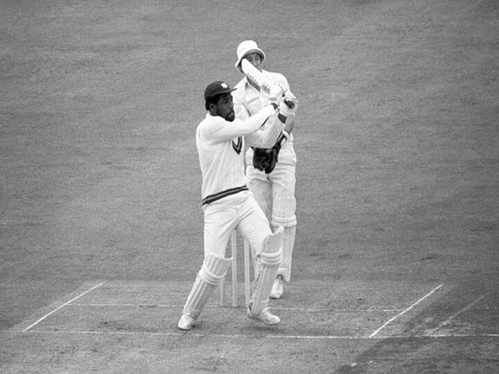 Viv Richards, the renowned West Indies batsman, achieved a remarkable feat in the final of the 1979 World Cup at Lord's on June 23, scoring 138 runs from 157 balls. His exceptional performance propelled the West Indies to a stunning victory over England by 92 runs, securing their consecutive championship title.(Image Credit: Getty)