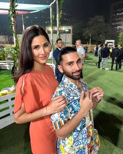 Orry Poses With Katrina Kaif, Radhika Merchant And Others At Isha Ambani's Twins Birthday Party