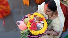 Chhath Puja 2023:ছবিতে ছটপুজো, নানা প্রান্তে চলছে উদযাপন