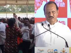 अजित पवारांचे भाषण सुरु असताना घोषणाबाजी, भंडाऱ्यातील 'शासन आपल्या दारी' कार्यक्रमात गोंधळ