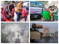 Delhi Students Back To School After Early Winter Break As Air Quality Improves. IN PICS