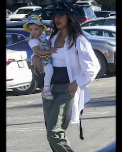 Priyanka Chopra Steps Out In LA With Daughter Malti Marie; See All Photos