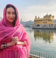 Karisma Kapoor Glows In Pink During Golden Temple Visit; SEE PICS