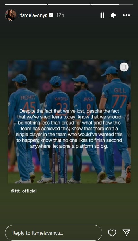 World Cup 2023: फाइनल में हार के बाद टीम इंडिया के सपोर्ट में उतरे बॉलीवुड से लेकर साउथ के तमाम स्टार्स,  पोस्ट कर बढ़ाई हिम्मत