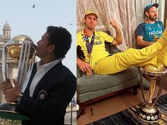 Marsh Feet On World Cup: ట్రోఫీని కాళ్లను కింద పెట్టిన మిచెల్ మార్ష్... దారుణంగా ట్రోల్ చేస్తున్న భారత ఫ్యాన్స్