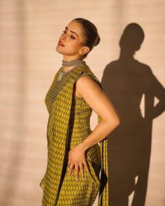 Sanya Malhotra Sets Fashion Goals In A Trendy Yellow Saree Saree; See Photos