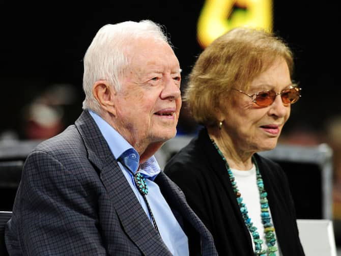 Ex US Prez Jimmy Carter Mourns Death Of Wife Rosalynn Carter