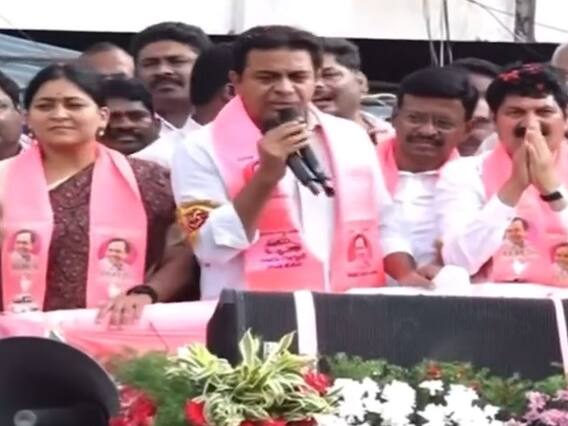 KTR Comments on his Name : భద్రాద్రిని యాదాద్రిలా తీర్చిదిద్దుతామన్న కేటీఆర్ | ABP Desam