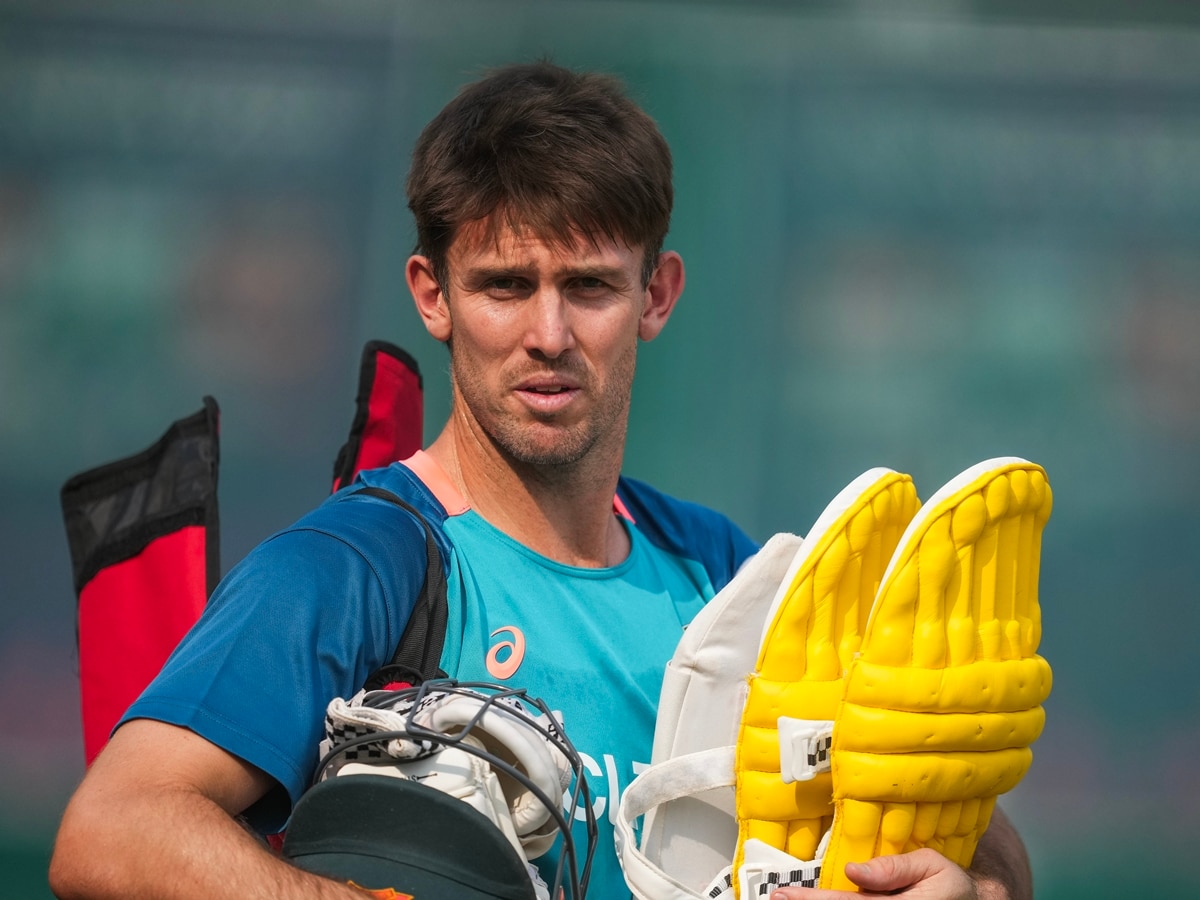 Photo Of Australia's Mitchell Marsh Resting His Feet On WC Trophy Goes ...