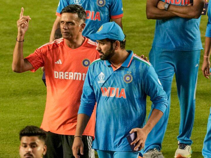 World Cup 2023 Final India lost match Rahul Dravid contract end as coach with team india World Cup 2023 Final: टीम इंडिया की वर्ल्ड कप हार के बाद राहुल द्रविड़ का क्या होगा? BCCI जल्द ले सकता है फैसला