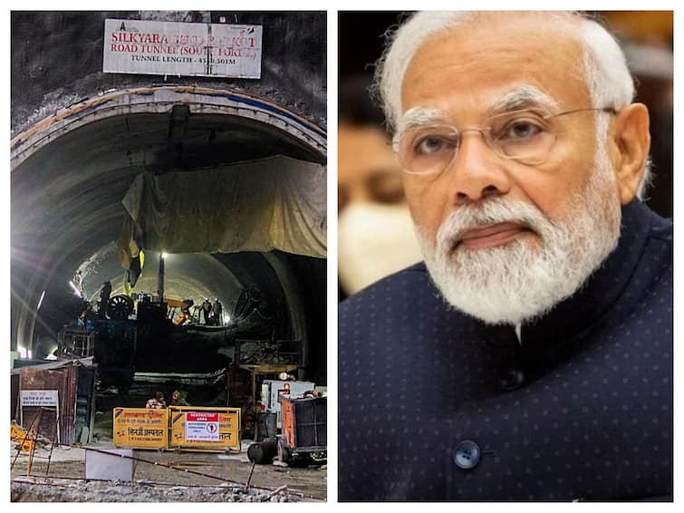 Uttarkhand Tunnel Collapse PM Modi speaks to Dhami on rescue operations about that Uttarkhand Tunnel Collapse: சுரங்கப்பாதையில் தவிக்கும் 40 தொழிலாளர்கள்! 3வது முறையாக முதலமைச்சருக்கு போன் போட்ட பிரதமர்!