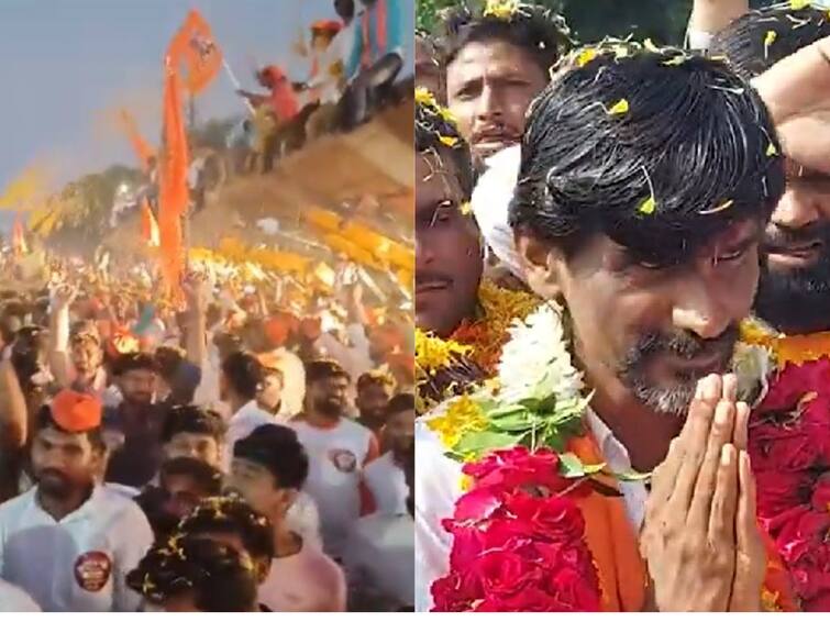 Dharashiv Manoj Jarange Patil Maratha Reservation Protest Police case has been registered against the organizers detail marathi news Manoj Jarange : जरांगे पाटलांच्या उशीरापर्यंत सभा, धाराशिव, साताऱ्यात पोलिसांची कारवाई; आयोजकांवर गुन्हे दाखल