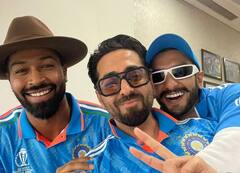 Hardik Pandya, Ayushmann Khurrana And Ranveer Singh All Smiles Before World Cup Final