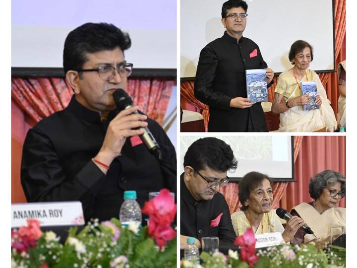 Famous poet, lyricist and CBFC Chief Prasoon Joshi released a book titled ‘Do Palkon Ki Chhavn Main’, which is written by Dr Hema Joshi who is a former Professor of English Literature.