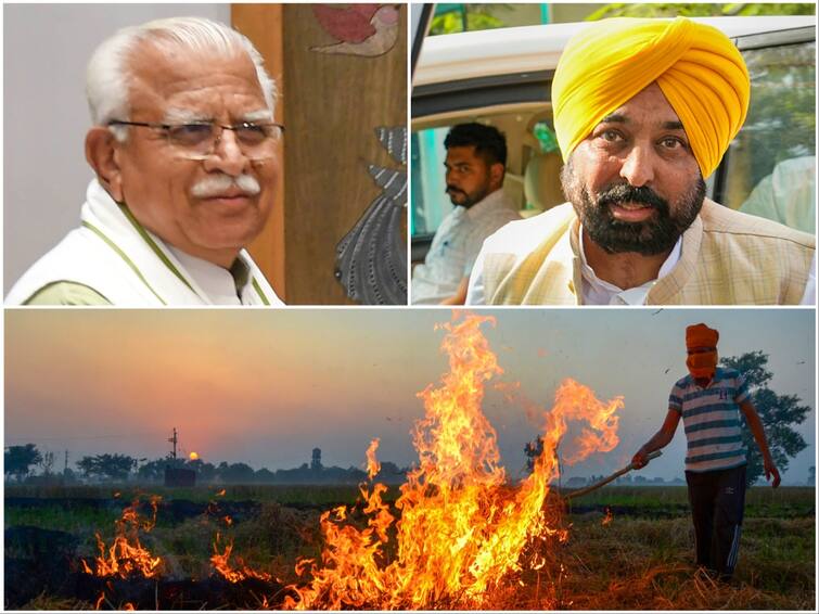 Punjab Stubble burning Delhi pollution Manohar Lal Khattar Haryana CM Supreme Court Order 'Should Learn From Haryana': CM Khattar's Dig At Punjab Govt After SC Order On Stubble Burning