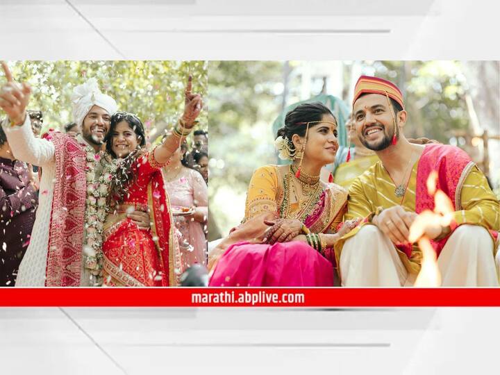 Amruta Deshmukh Prasad Jawade Wedding Photo : अमृता देशमुख आणि प्रसाद जवादेच्या लग्नाचे फोटो सोशल मीडियावर व्हायरल होत आहे.