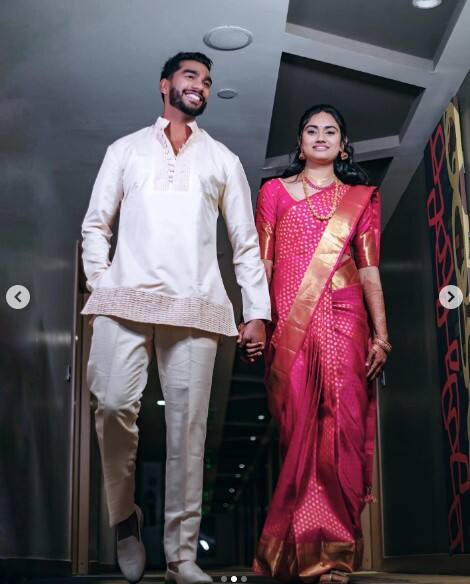 Venkatesh Iyer Engaged: Team India cricketer Venkatesh Iyer got engaged, see photos Venkatesh Iyer Engaged: Team India cricketer Venkatesh Iyer got engaged, see photos