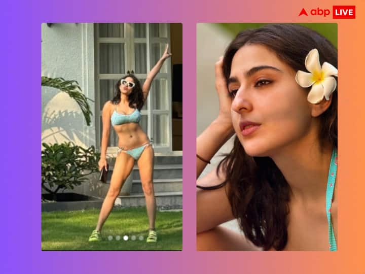 Sara Ali Khan Bikini Looks: एक्ट्रेस सारा अली खान ने वेकेशन एंजॉय करने के दौरान अपना बिकिनी लुक शेयर किया है, जिसमें वह बेहद खूबसूरत लग रही हैं. देखिए उनके ग्लैमरस बिकिनी लुक्स...