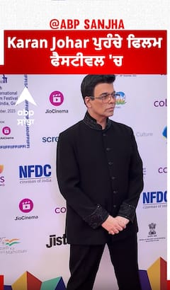 Karan Johar Possing at Film Festival