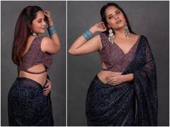 Anasuya Bharadwaj: అరెరే అరెరే తన రూపమే - పలుచగా వేసినా, పావడ గోడ దాటినా జరపదు ఎందుకో? 