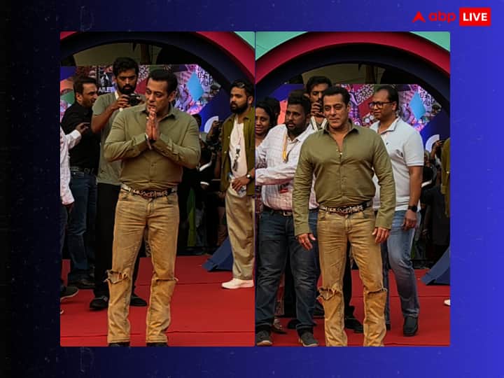 Salman Khan Pics: गोवा में इन दिनों 54वां फिल्म फेस्टिवल ऑफ इंडिया चल रहा है. जिसमें कई सितारे शामिल हुए. हाल ही में बॉलीवुड के टाइगर यानि सलमान खान भी IFFI में पहुंचे. नीचे देखिए तस्वीरें.......