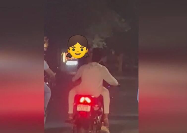 Vadodara News: The young man did stunts by putting the girl in front of the bike, the video went viral Vadodara: ધૂમ સ્ટાઈલમાં યુવતીને બાઈક પર આગળ બેસાડી યુવકે કર્યા સ્ટંટ, વીડિયો થયો વાયરલ