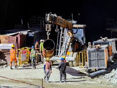 Uttarakhand Tunnel Collapse: Drilling Intensified To Rescue Workers, Ambulances On Standby. IN PICS