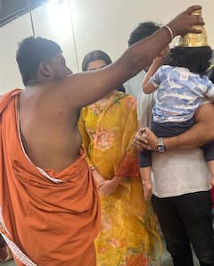 Pranita Subhash: కార్తీక సోమవారం ప్రణీత సుభాష్ పూజలు