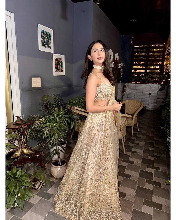 ఈ అందమైన ఔట్ఫిట్కు మరింత అందమైన చౌకర్ను జత చేసింది.