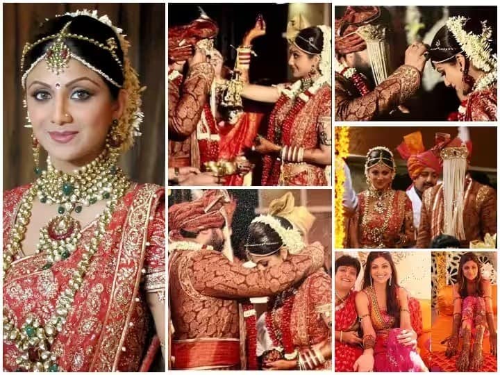 Shilpa Shetty Raj Kundra Wedding Anniversary: शिल्पा शेट्टी और राज कुंद्रा आज अपनी शादी की 14वीं सालगिरह सेलिब्रेट कर रहे हैं. चलिए कपल की वेड़िंग एल्बम देखते हैं.