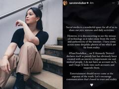 Sara Tendulkar : ‘எனக்கு ட்விட்டரில் அக்கவுண்ட்டே கிடையாது’ போலியான ட்விட்டர் கணக்கு குறித்து பதிவிட்ட சாரா டெண்டுல்கர்!