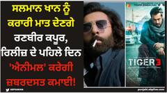 ਸਲਮਾਨ ਖਾਨ ਨੂੰ ਕਰਾਰੀ ਮਾਤ ਦੇਣਗੇ ਰਣਬੀਰ ਕਪੂਰ, ਰਿਲੀਜ਼ ਦੇ ਪਹਿਲੇ ਦਿਨ 'ਐਨੀਮਲ' ਕਰੇਗੀ ਜ਼ਬਰਦਸਤ ਕਮਾਈ!