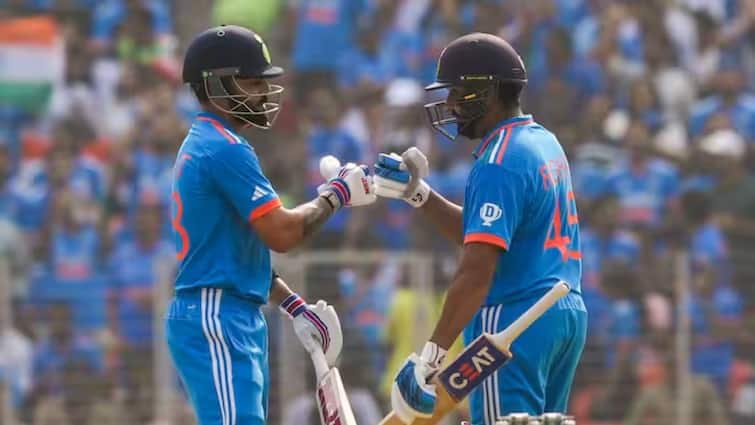 Rohit Sharma and Virat Kohli big gainers in ICC ODI Rankings after splendid ICC World Cup 2023 ICC ODI Rankings: দুরন্ত বিশ্বকাপের পর ওয়ান ডে ব়্যাঙ্কিংয়ে এগোলেন রোহিত, কত নম্বরে রয়েছেন কোহলি?