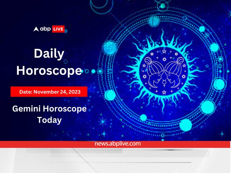 Gemini Horoscope Today 24 November 2023 Mithun Daily Astrological Predictions Zodiac Signs Gemini Horoscope Today (November 24): Check How Your Day Will Be